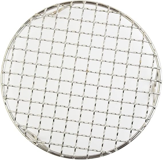 Round Wire Cooling Rack Made of 201 Stainless Steel for Baking Cookies Cakes Pies Pizza and Air Circulation During Cooling or Roasting (165mm)