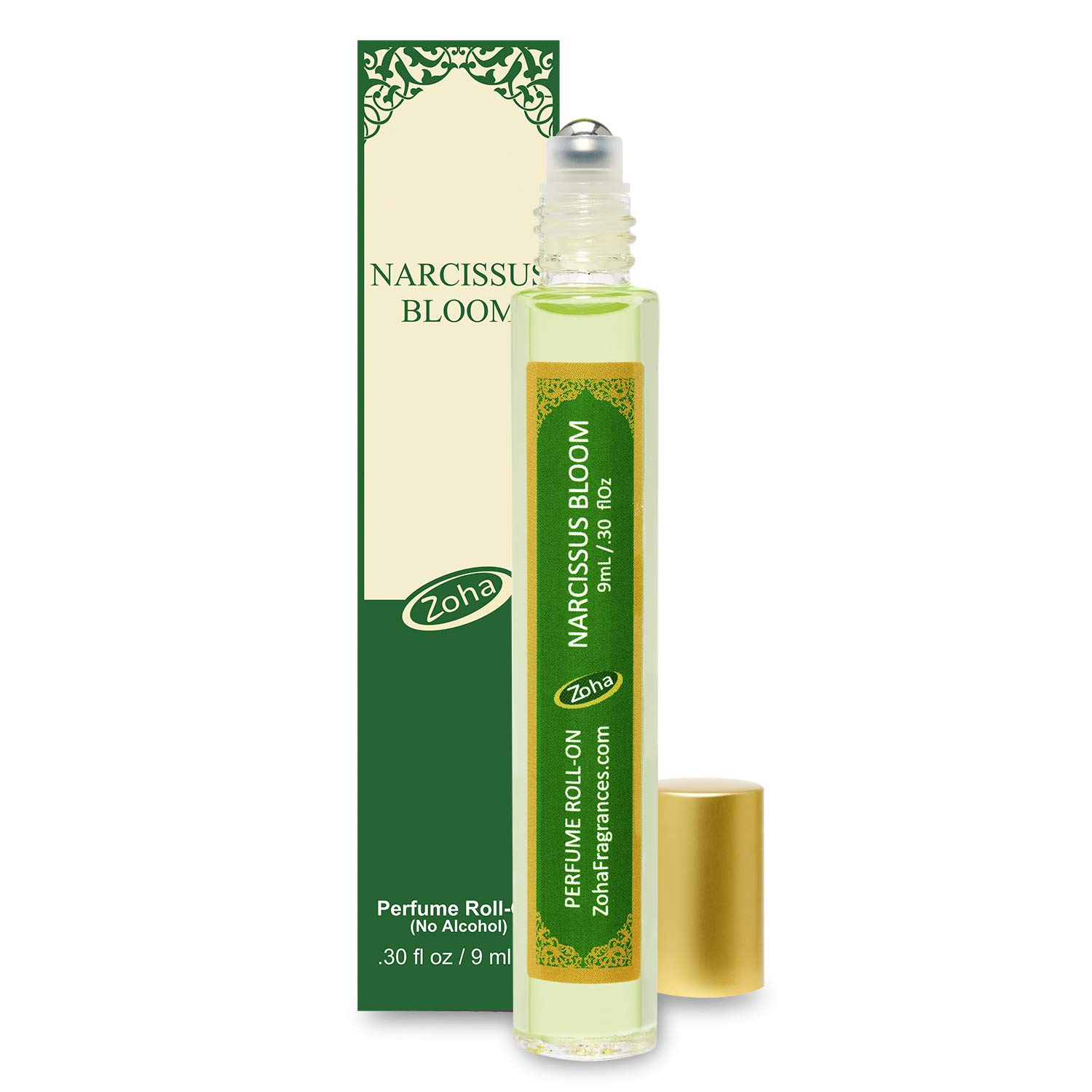 Narcissus Bloom|Roll On Perfume for Women and Men | Alcohol Free & Essential Oil Based Perfumes for Moisturized Skin | Long Lasting & Vegan Fragrance by Zoha | Made in USA 9 ml.30 Oz