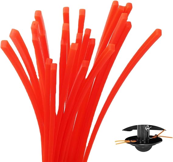 490-040-C035 Trimmer Line 18.5" x .155" Compatible with Cub Cadet, Troy-Bilt, Yard-Man, Bolens, Craftsman and Remington Walk-Behind Wheeled String Trimmers, 24-Pack
