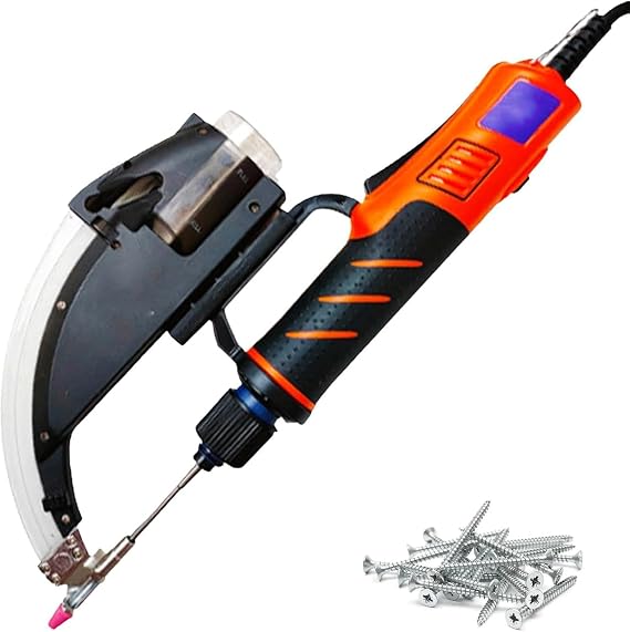 220v Electric Screw Feeder Machine Auto Handheld Screw Dispenser for 1.9-4.3mm Screws, 6-12mm Length, with Round, Cross, Slotted, Plum Screw Types (Screw 2.3)
