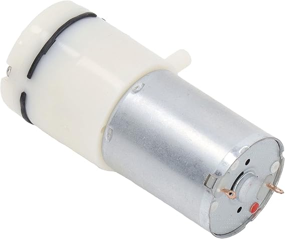 Micro Air Pump, Micro Vacuum Pump Pressure Pump Pneumatic Diaphragm Vacuum with 90 Degree Angle for Medical Equipment (DC12V)
