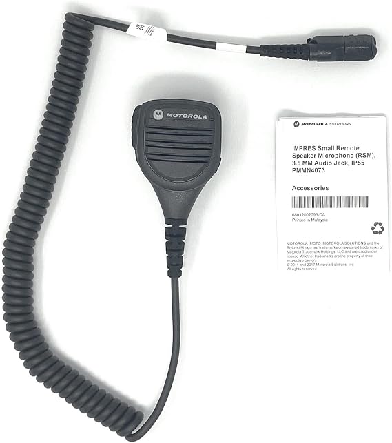 PMMN4073 PMMN4073AL Motorola Original IMPRES Windporting Remote Speaker Microphone