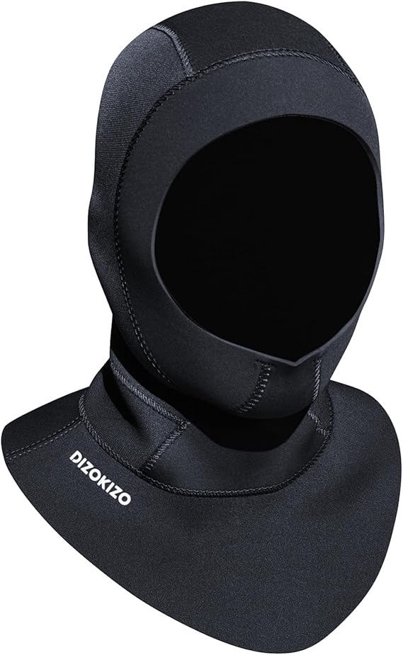 Diving Scuba Hood 3mm Thermal Neoprene Wetsuit Hood for Men Women Wetsuit Hat Cap for Kayaking Snorkeling Sailing Water Sports with Flow Vent