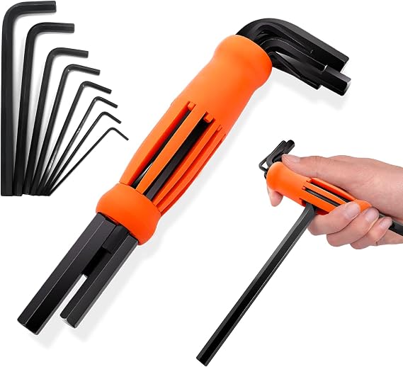 Allen Wrenches Sets, 8-piece Hex Key Set, Metric Sizes 2mm, 2.5mm, 3mm, 4mm, 5mm, 6mm, 8mm, and 10mm