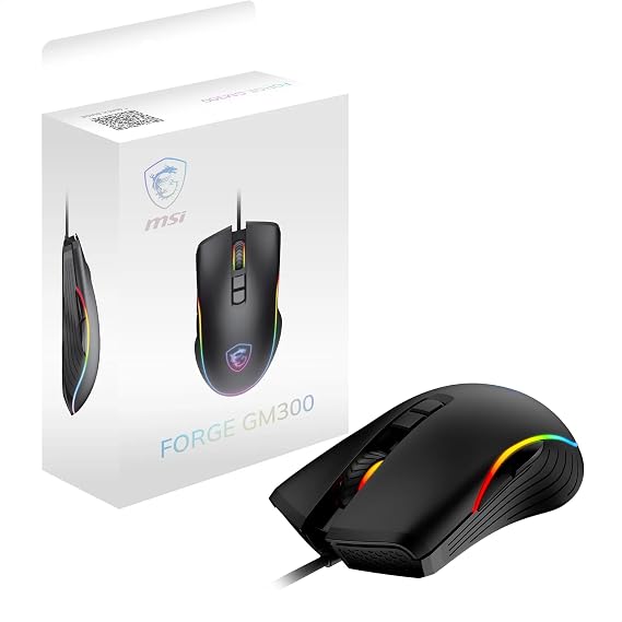 MSI FORGE GM300 Siyah Kablolu Gaming (Oyuncu) Mouse