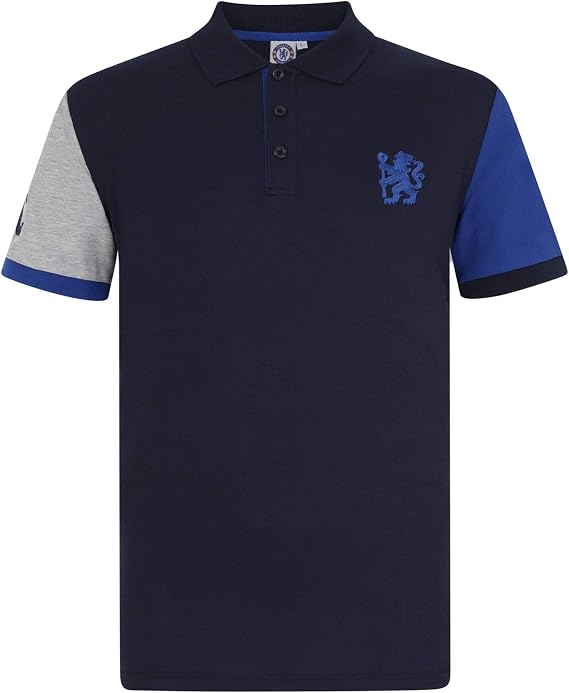 Chelsea FC Men's Original Football Crest Polo Shirt