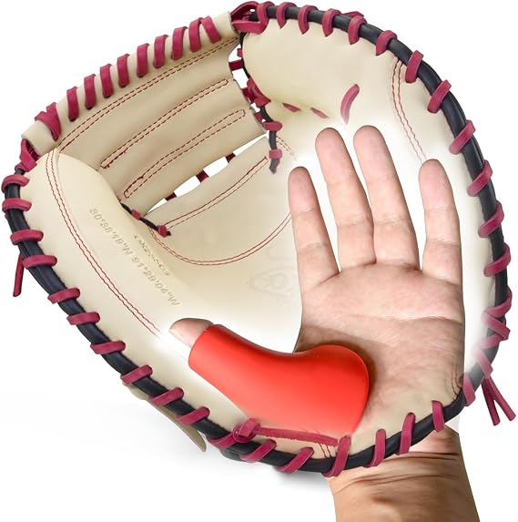 Catcher's Thumb Shield Baseball Thumb Guard for Baseball & Softball Catchers Thumb Protector for Baseball Catcher Gear Training Aid Catcher Accessories Reduce Sting