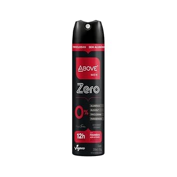 ABOVE Feel Free Zero, 3.17 oz - Spray Deodorant for Men - 12-Hour Protection - No Stain - Dry Spray - Aluminum Free Deodorant Spray - Cruelty-Free