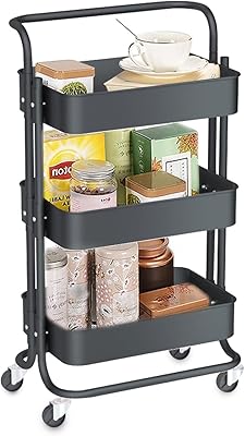 Cart, Rolling Cart, Utility Cart, 3 Tier Rolling Cart with Wheels, Rolling Storage Cart, Utility Carts with Wheels, Book Cart, Craft Cart, Lash Cart, Nail Cart, Bathroom Cart Organizer, Art Cart