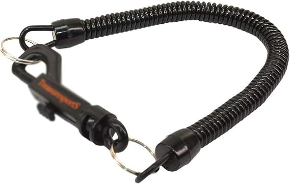 Black Security Fastener Lanyard for Pinpointer Metal Detector