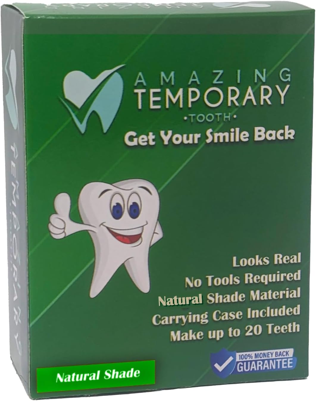 Amazing Temporary Tooth Replacement Kit Temp Dental Repair Natural Shade