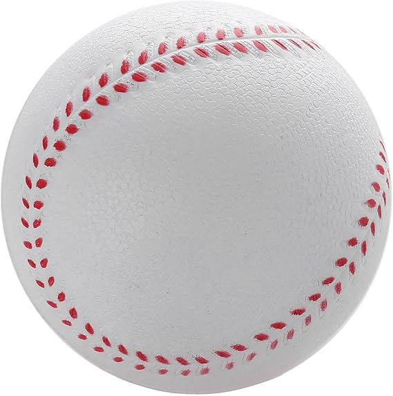 Elastic Solid Practice Baseball Soft PU Baseballs Training For Play Practice Training Competition Game Gifts Baseball Toy Solid Standard Pu Baseballs For Hitting Kids Throwing Pitching