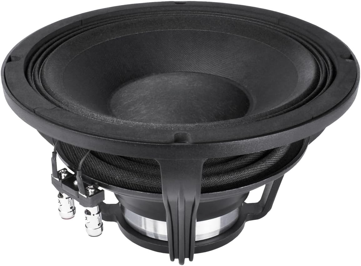 10FH500-8 10-inch Midbass Speaker 8-Ohms with 3-in Voice Coil 500 Watt Rms 1000 Watt Max Power Capacity Triple Roll Surround Neodymium Magnet