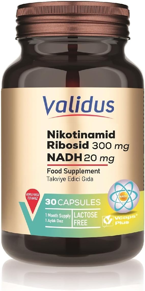 Validus Nicotinamide Riboside 300 mg + NADH 20 mg 30 Capsules