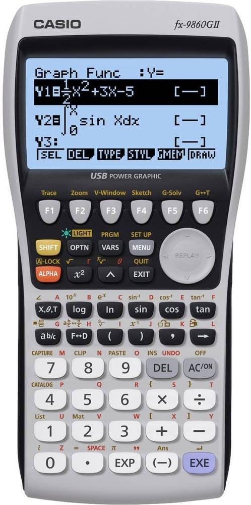 Casio FX-9860GII-N Graphing Calculator 10 Digits 1097 Functions