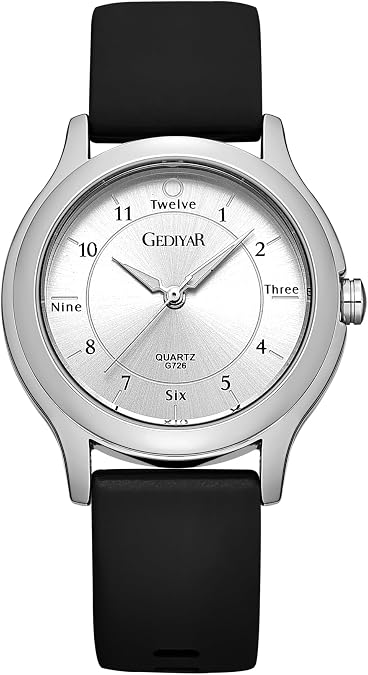 Waterproof Women's Nursing Wrist Watch, Easy Read Dial, Rubber Silicone Band Analog Quartz Casual Fashion Sport Watch Gift for Nurse Ladies Teachers Students