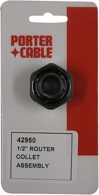 Thaekuns 42950 12- inch Router Collet Fit for PORTER CABLE models, Delta, B&D