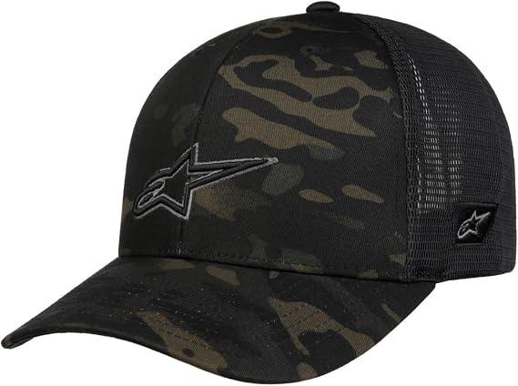 Alpinestars Recon Camo Trucker Cap Women/Men - Baseball mesh Snapback, with Peak, Peak Summer-Winter Spring Summer Autumn Winter