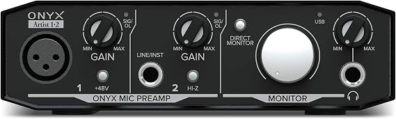 Mackie Audio Interface, Onyx Artist 1X2 USB Audio Interface (Onyx Artist 1-2)