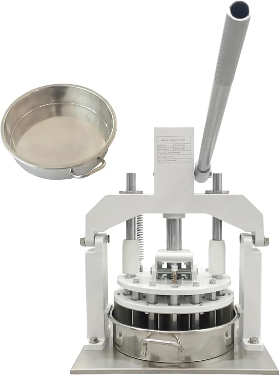 Commercial Manual Dough Divider Dough Cutting Machine Bread Rounding Machine 18 pcs Desktop Bread Divider 2.12oz-11.29oz Dough Weight Range