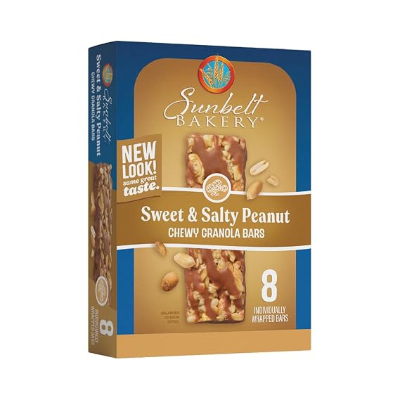 Sunbelt Bakery Peanut Sweet & Salty Chewy Granola Bars, 8-1.0 OZ Bars