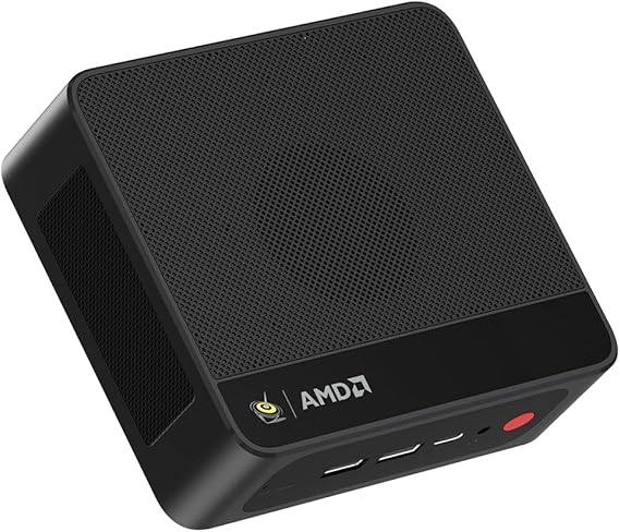 Beelink SER5 MAX MINI PC AMD Ryzen7 7735U 24GB LPDDR5 500GB M.2 NVMe SSD 小型パソコン Windows 11 Pro WiFi6 Bluetooth5.4 2.5G 有線 LAN HDMI DP Type-C トリプルディスプレイ