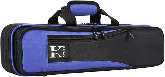 Kaces Lightweight Hardshell Flute Case, Blue