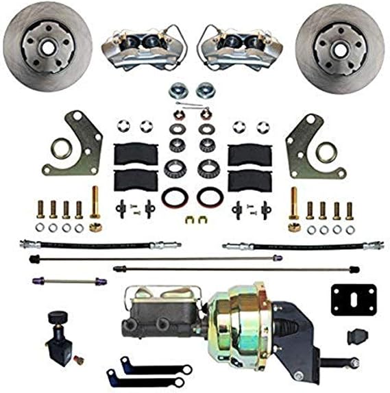 LEED BRAKES Power Front Disc Brake Conversion Kit Mopar C Body