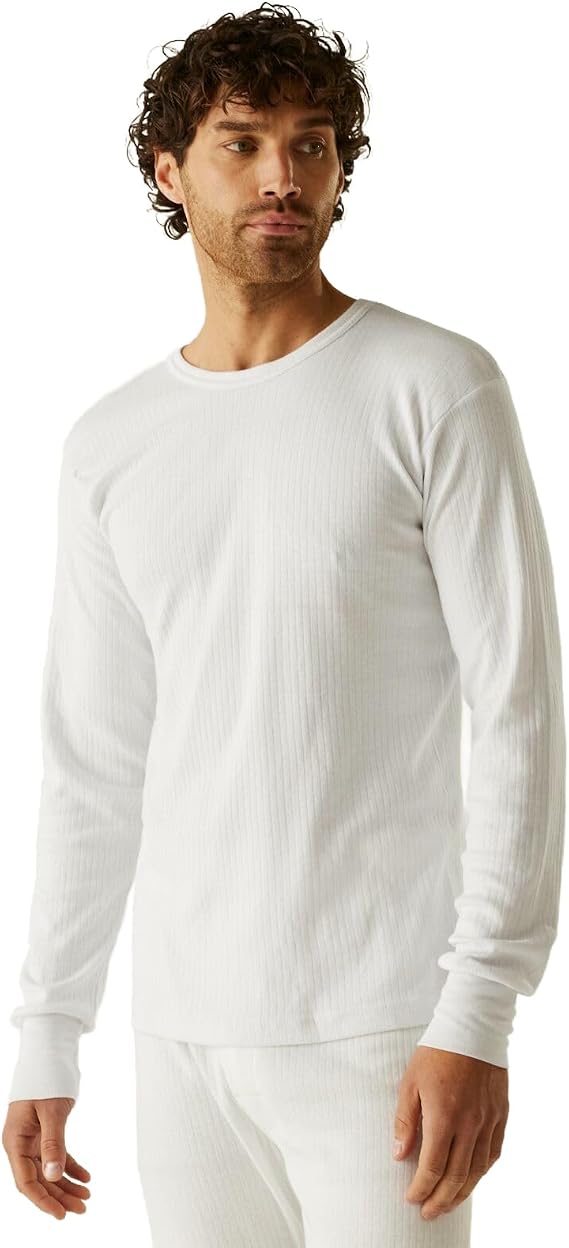 Regatta Thermal Underwear Long Sleeve Vest/Top (XL) (White)