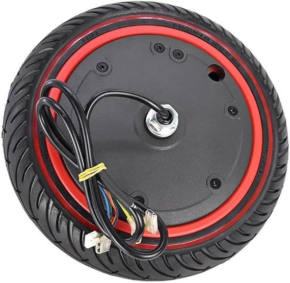 8.5 Inch Electric Scooter Motor Wheel 36V 350W Air Filled Solid Tire Assembly