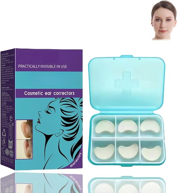 6pcs,Ear Correctar Tape,Ear Tape for Big Ear&Straighteners,E/ar Lobe Support Patches,Ea/r Correctar Fixer,Cosmetic E/ar Stickers,Solve Big Ea/r Problem Stickers,Protruding E/ar Corrector Clip