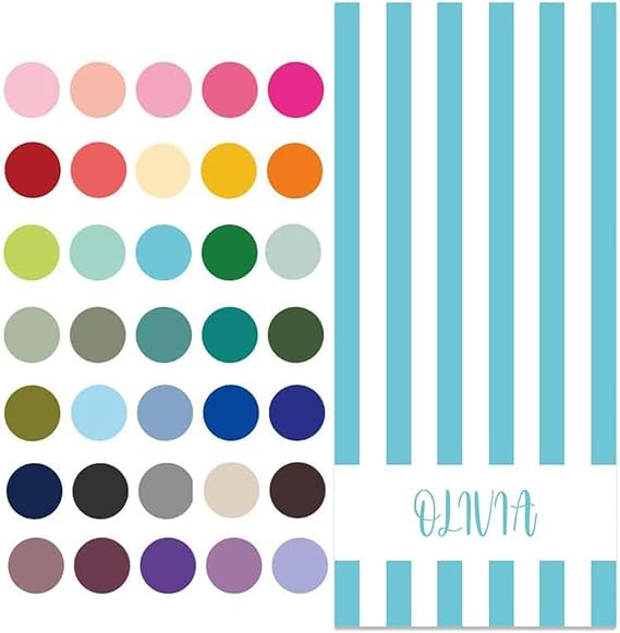Personalized Beach Towels,Custom Cotton/Poly Blend Pool Towel for Kids Adults Women Men Boys Girls -Customized Sand Free Quick Dry Striped Beach Towel (Stripe,Cotton)