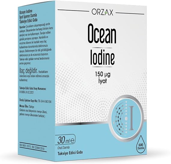 Orzax Ocean Iodine 150 Mcg Drop 30 Ml