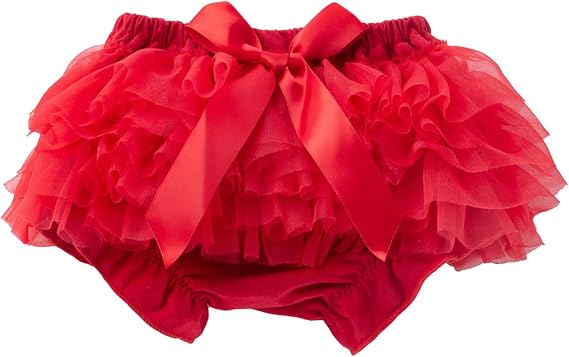 Cute Newborn Baby Girls Bowknot Fluffy Tutu Skirt Toddler Princess Soft Tulle Ruffled Bloomers Infant Mesh Shorts