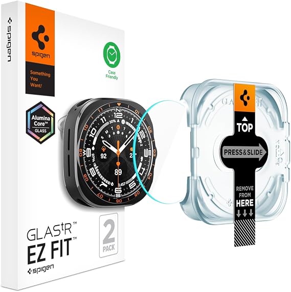 Spigen GlasTR EZ FIT Screen Protector for Galaxy Watch Ultra 2