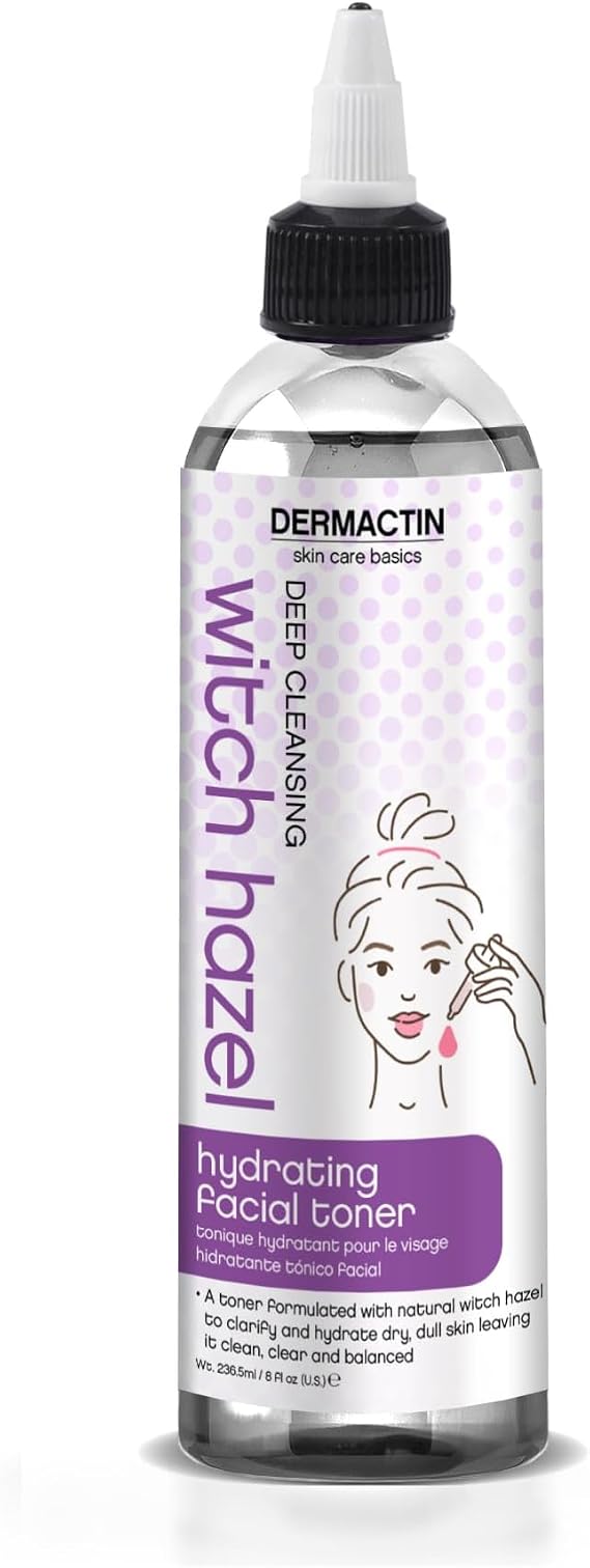 Dermactin-TS Witch Hazel Toner Deep Hydration Facial Toner 6 Ounce