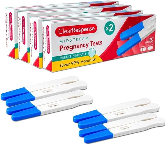 Pregnancy Test Kit Early Detection 8 Strips with Over 99% Accurate Results Fast & Reliable Home Pregnancy Tests Easy-to-Use Tests for Women & Clear Results - Discreet Packaging