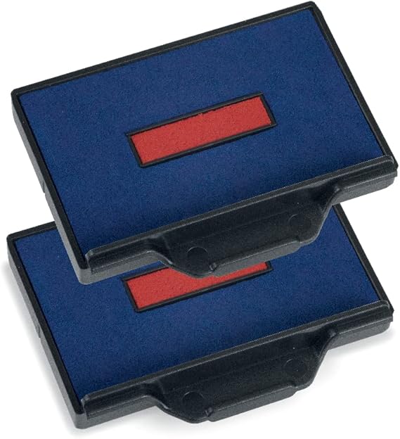 Trodat Replacement Ink Pads 6/56/2 Pack of 2 Red/Blue for the Professional 5460, 5460/L and 5465
