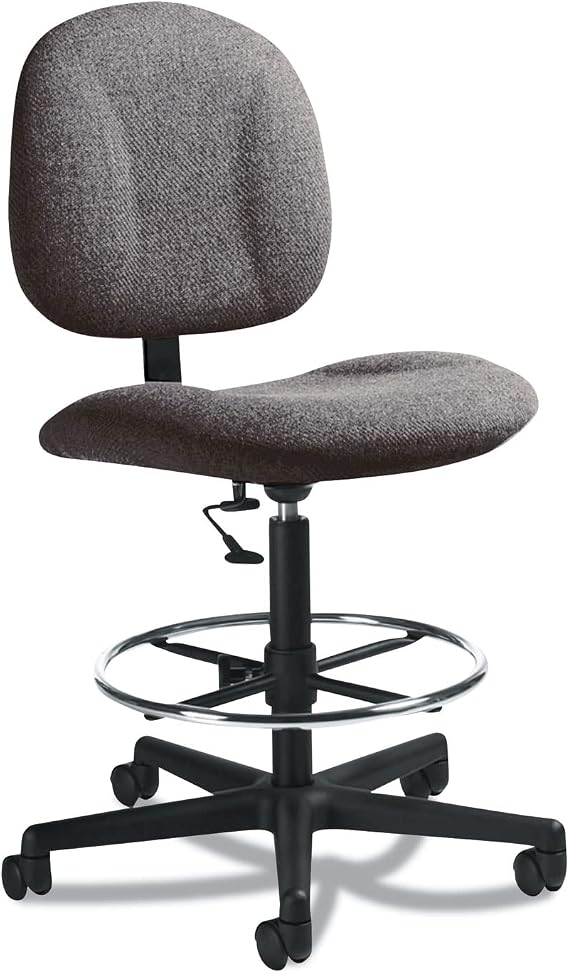 Global 8977 Series Deluxe Drafting Stool, Grey