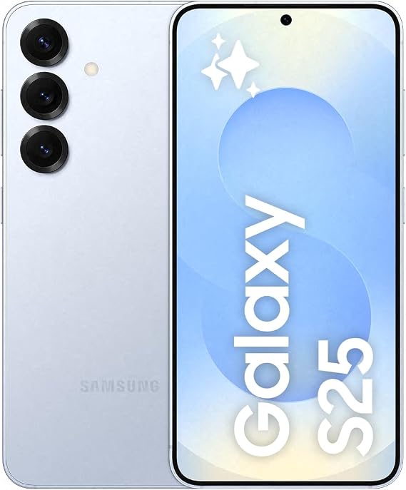 Samsung Galaxy S25 AI Smartphone, Galaxy AI, 12GB Memory, 256GB Storage, 50MP Camera, Icy Blue, (UK Version)