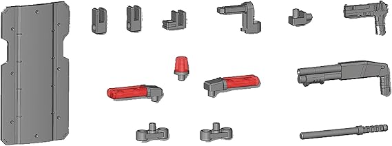 Kotobukiya Modeling Support Goods: Weapon Unit 41 Ballistic Shield Model Kit Accessory, Multicolor
