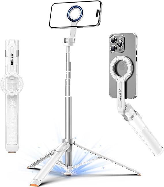 UBeesize 70" Auto-Open MagSafe Selfie Stick Phone Tripod for iPhone&Android