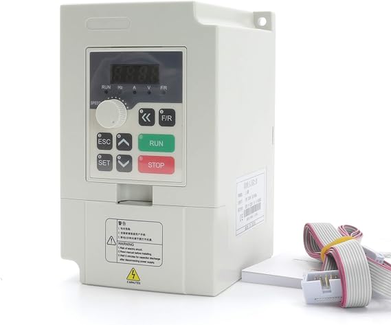 CNCTOPBAOS 2.2KW VFD Inverter 1000Hz 3HP Motor Speed Control VSD Converter | 220V-240V AC Single to Three-Phase Variable Frequency Drive, 12.5A, Multi-Speed/PID/RS485/Analog Control for CNC Router