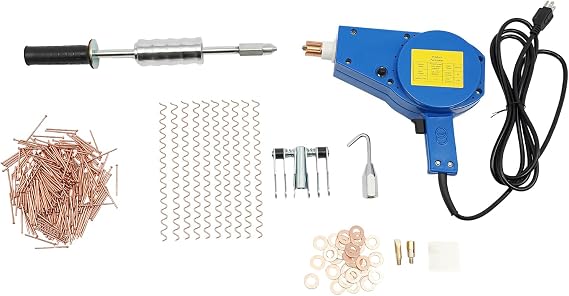 Multi-functional Stud Welder Kit, Stud Welder Dent Repair Kit, 110V Spot Welder Stud, Adjustable Power(0-10KW) Spot Welder Machine for Welding Iron with a Thickness of 2mm/0.078in