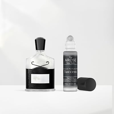 Success Perfume Oil - The Arose New York, Alcohol-Free, Pocket Size, Inspired by Aventus, Long-Lasting Replica Perfume, Travel-Friendly, Men Alternative 1 Bottle