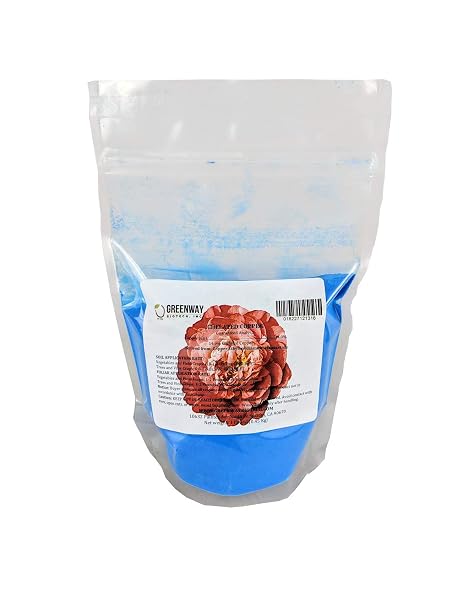 Greenway Biotech, Inc. Chelated Copper EDTA Fertilizer for Hydroponics and Soil Application- 100% Water-Soluble Copper Supplement for Healthy Plant Growth (1 Pound)