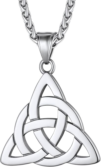 Richsteel 316L Stainless Steel Celtic Knot Pendant Necklace