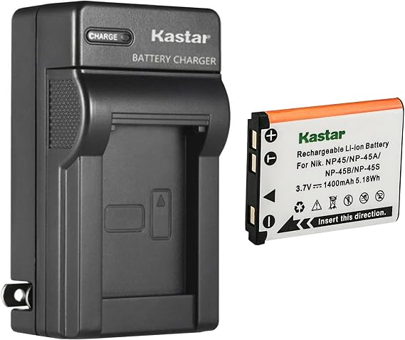 Kastar 1-Pack Battery and AC Wall Charger Replacement for Fujifilm FinePix XP120 FinePix Z10fd FinePix Z20fd FinePix Z30 FinePix Z31 FinePix Z33WP FinePix Z35 FinePix Z37 FinePix Z70 FinePix Z71