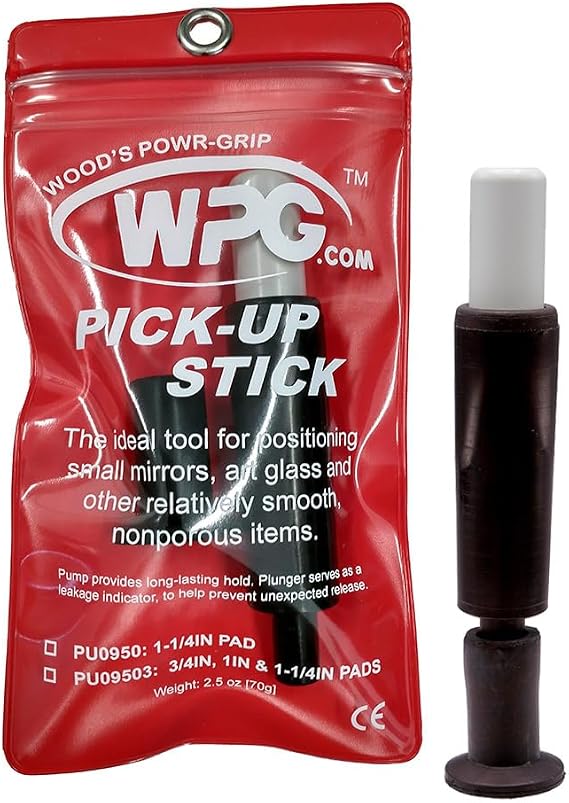 Wood's Powr-Grip PU0950 Suction Cup Lifter,1.5 In,Vertical Hndl
