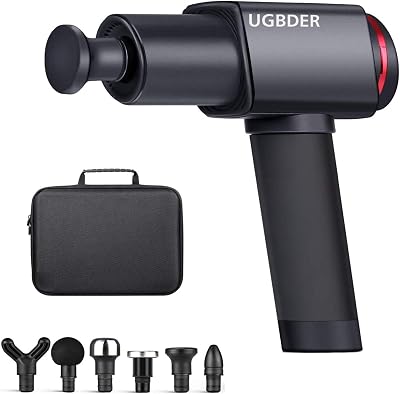 Massage Gun, Deep Tissue Percussion Muscle Massager for Pain Relief - Handheld Electric Body Massage Gun for Athletes, Cordless Super Quiet Portable Sports Pro Muscle Massager